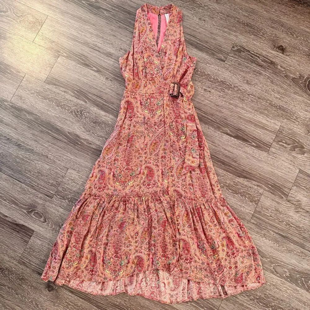 Anthropologie Paisley Print Marfa Maxi Dress